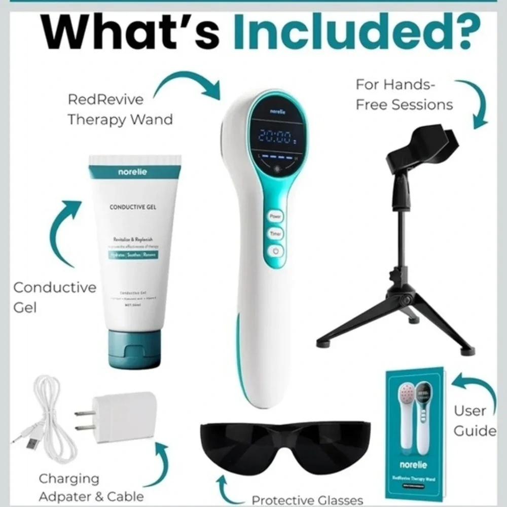 Norelie‎ RedRevive Cold Laser Therapy Device Bundle Red Light Bundle
